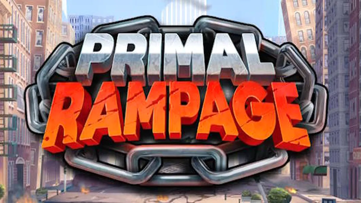 Visual hutan lebat dengan elemen slot Primal Rampage